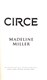 Circe P/B by Madeline Miller