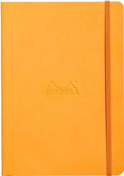 Rhodia softcover NB ORANGE A5 80 sheets lined ivor