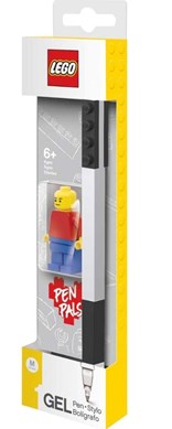 Lego Black Gel Pen with Minifigure