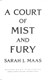 A Court of Mist and Fury P/B by Sarah J. Maas