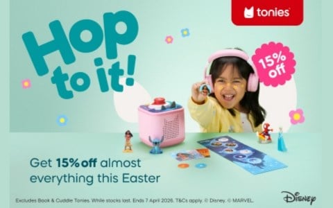 15% off Tonies Easter page Banner