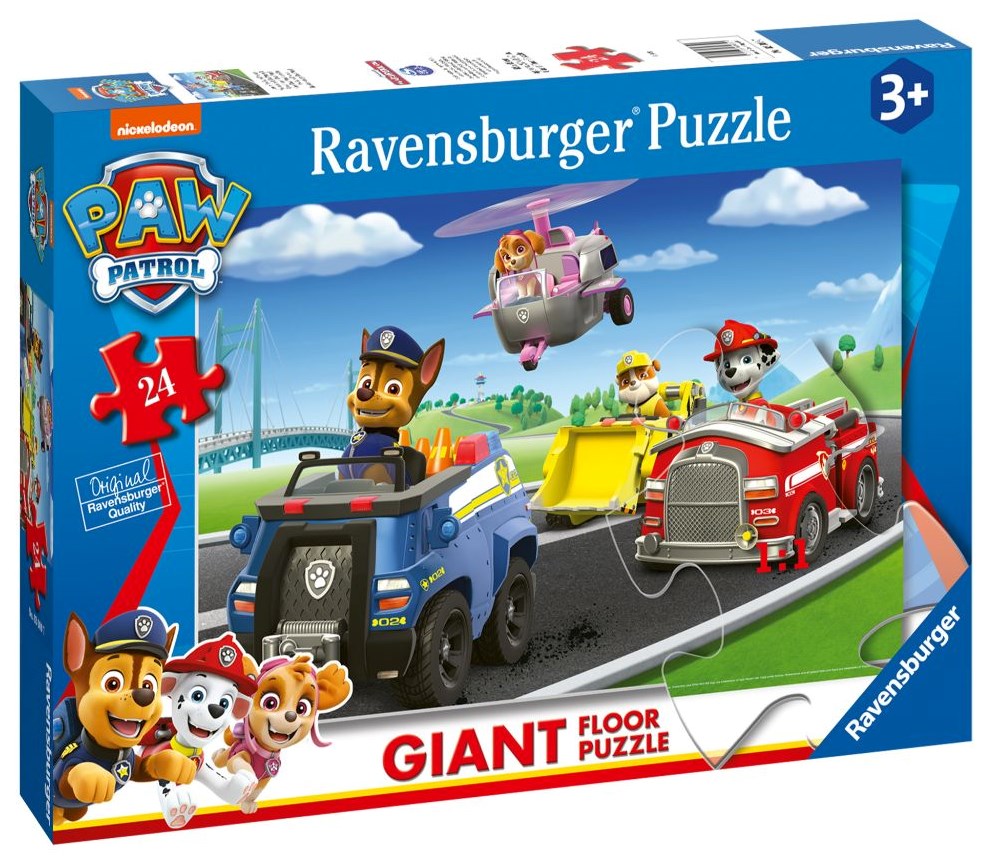  Ravensburger Construction Fun 24 Piece Floor Jigsaw