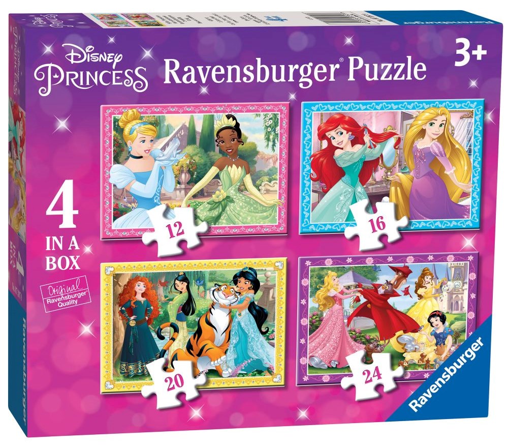 Ravensburger Disney Princess Caring 4 in 1 Box Puzzle