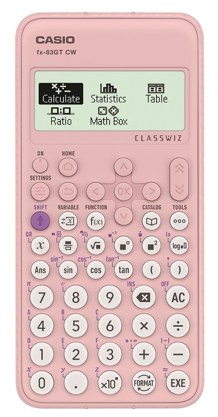 Casio calculator shop rose gold