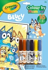 Crayola Colour By Number Bluey