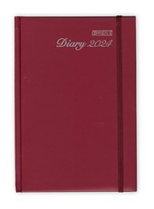 Busy B Slim Diary January to December 2024 - Rose - Faux Leather Week to  View Slim Planner with Notes : : Stationery & Office Supplies